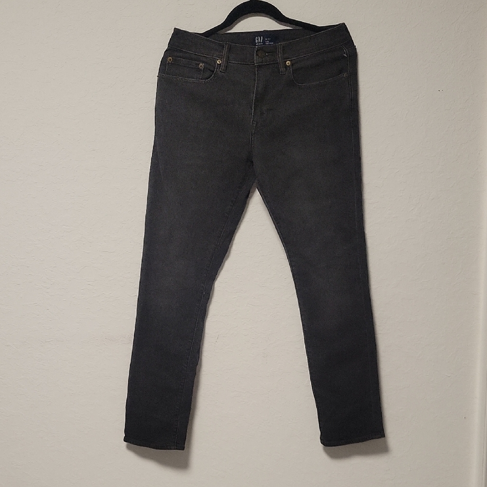 GAP Men's Charcoal Skinny Jeans